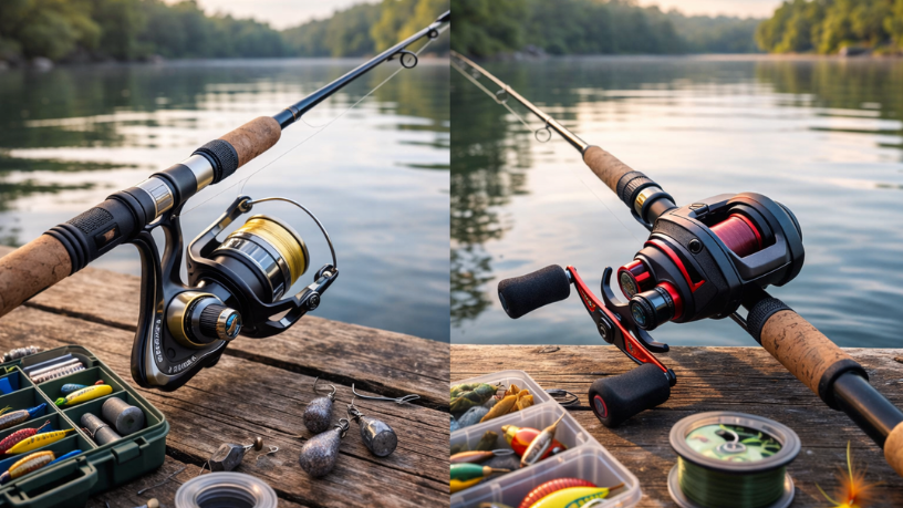 A escolha entre molinete ou carretilha depende do estilo de pescaria e do perfil do pescador, afirma Joel Alves.